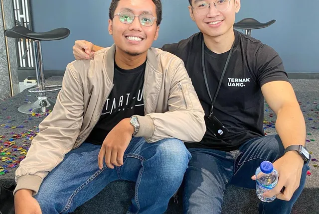 With Raymond Chin